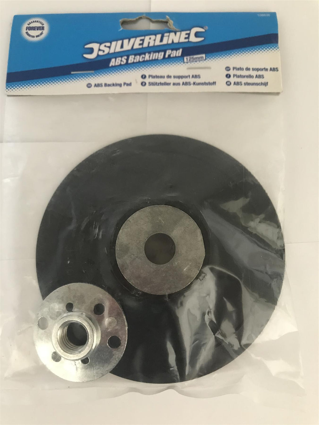 Silverline 108636 ABS Backing Pad 125mm