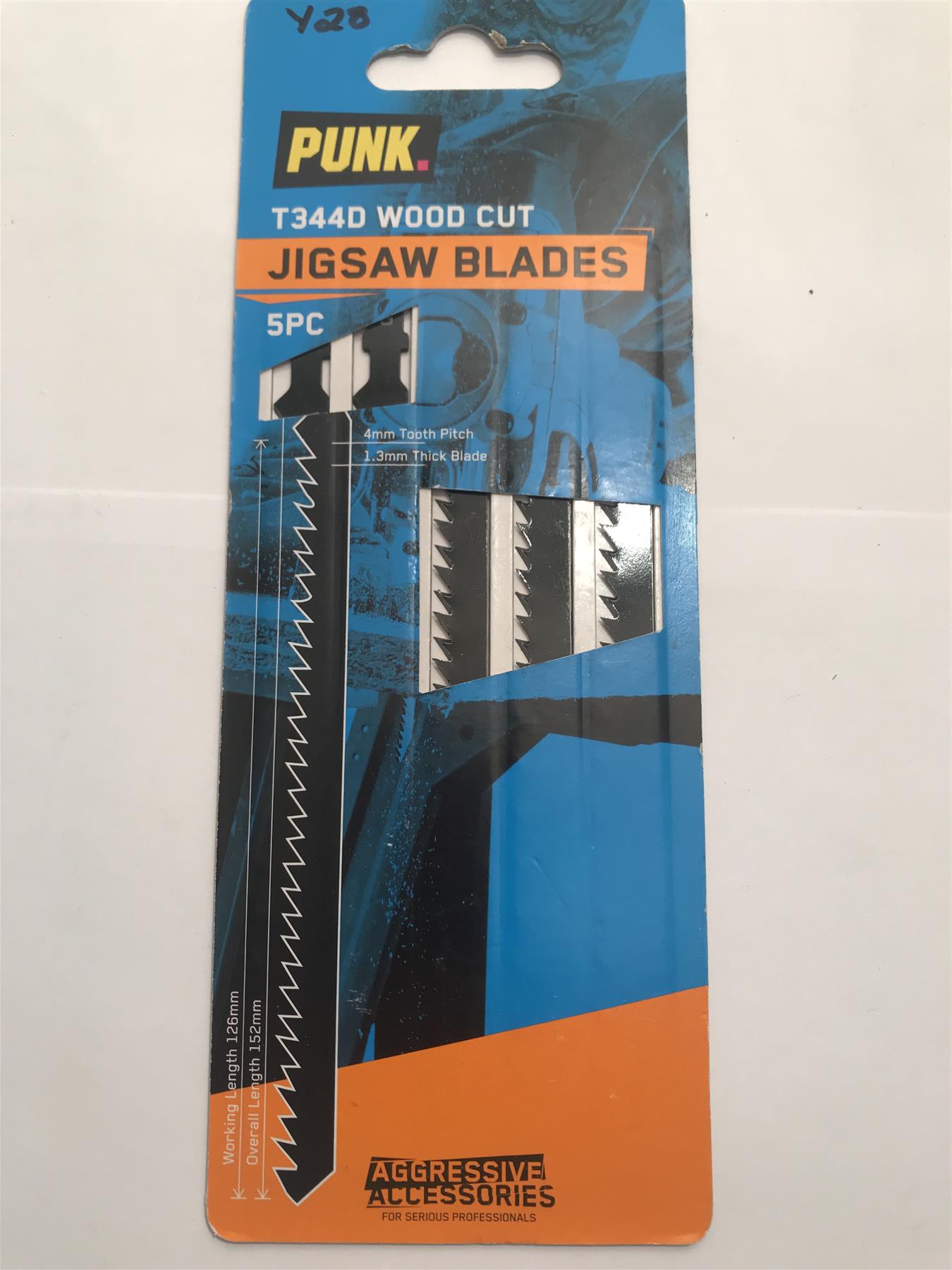 Punk 5pc Jigsaw Blades T344D Wood Cut 267341