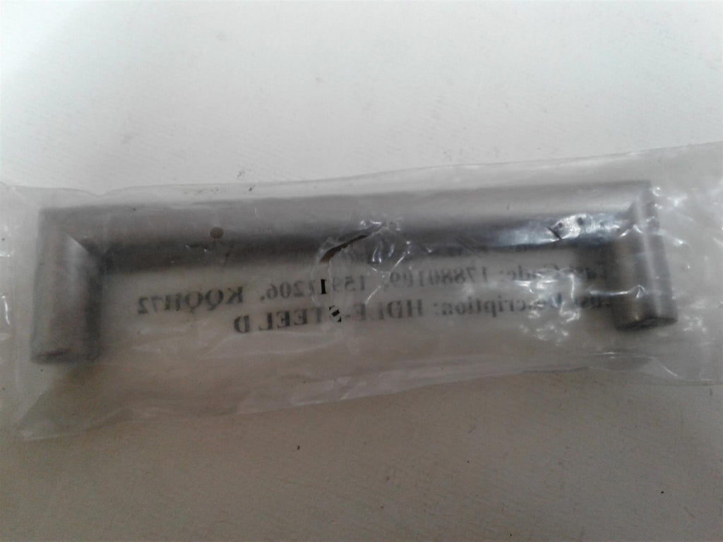 NEW ROUND D BAR HANDLE BRUSHED STEEL NICKLE KITCHEN UNIT