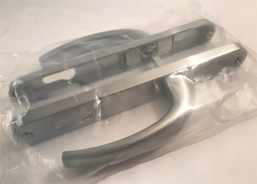 San Marino Euro Profile Satin Chrome Door Handles 92mm PO/139617