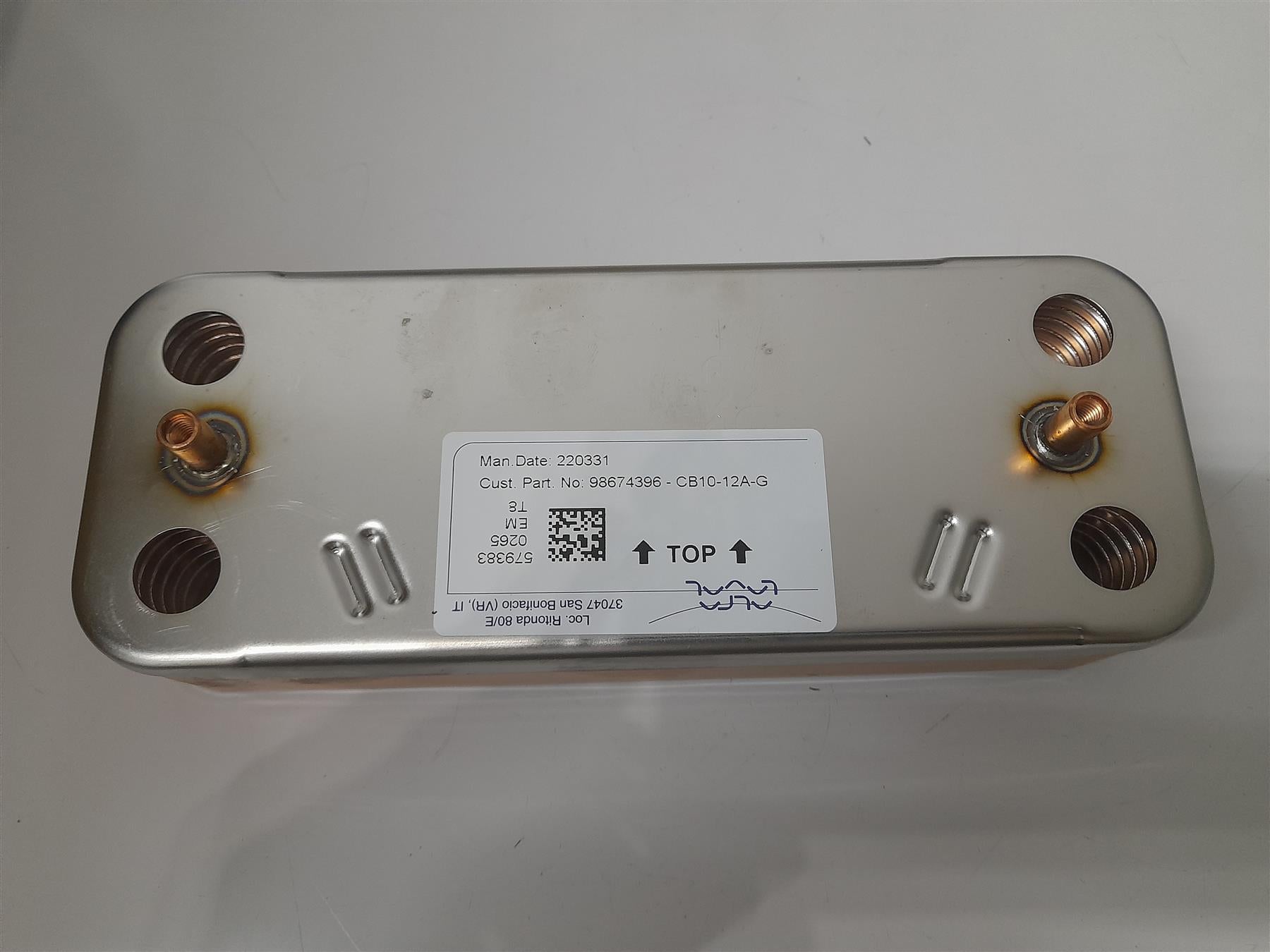 Ideal Instinct/iCombi/Classic/Logic/Independent 24 DHW Heat Exchanger 177529