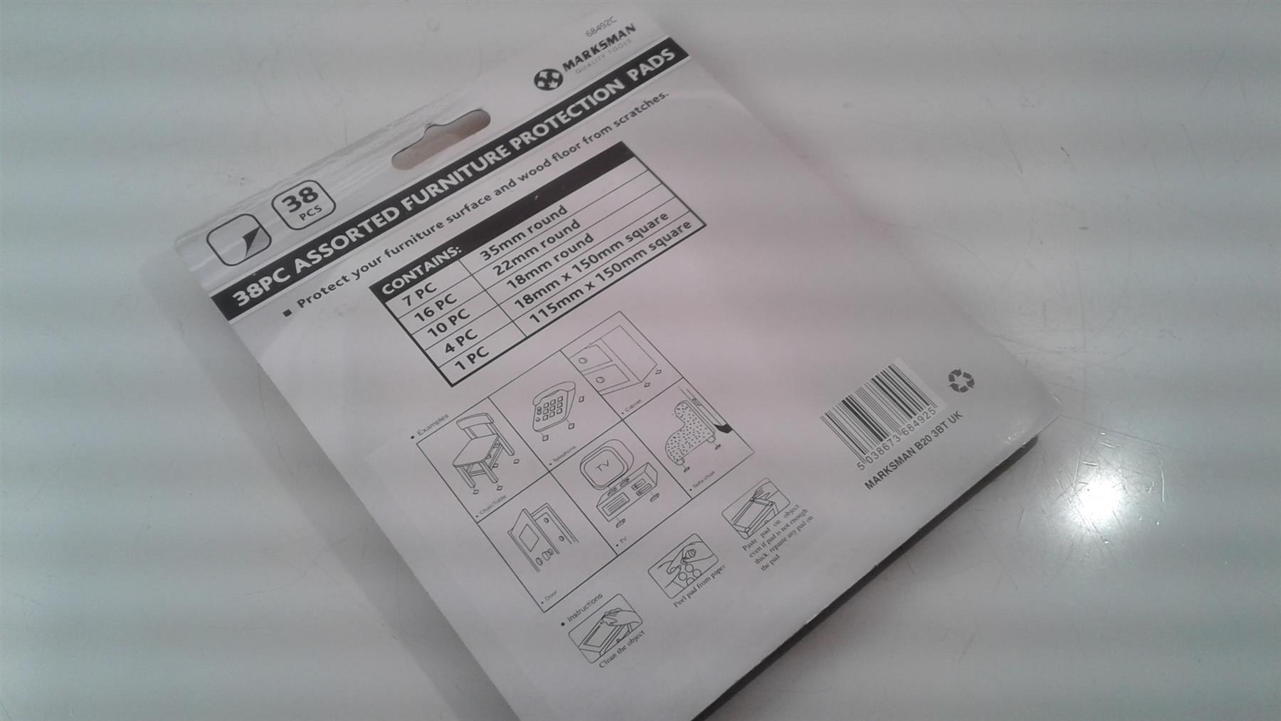 Marksman 38Pcs Assorted Furniture Protection Pads