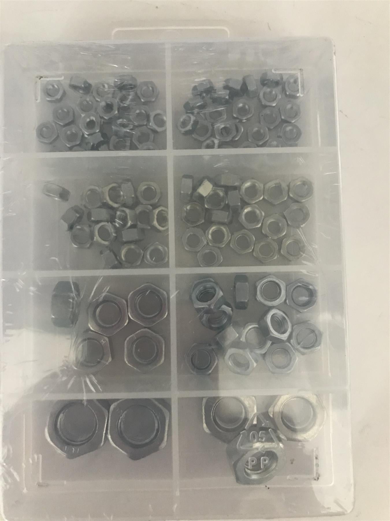 Fixman 108pc Hexagon Nuts Pack M4-M12  755343