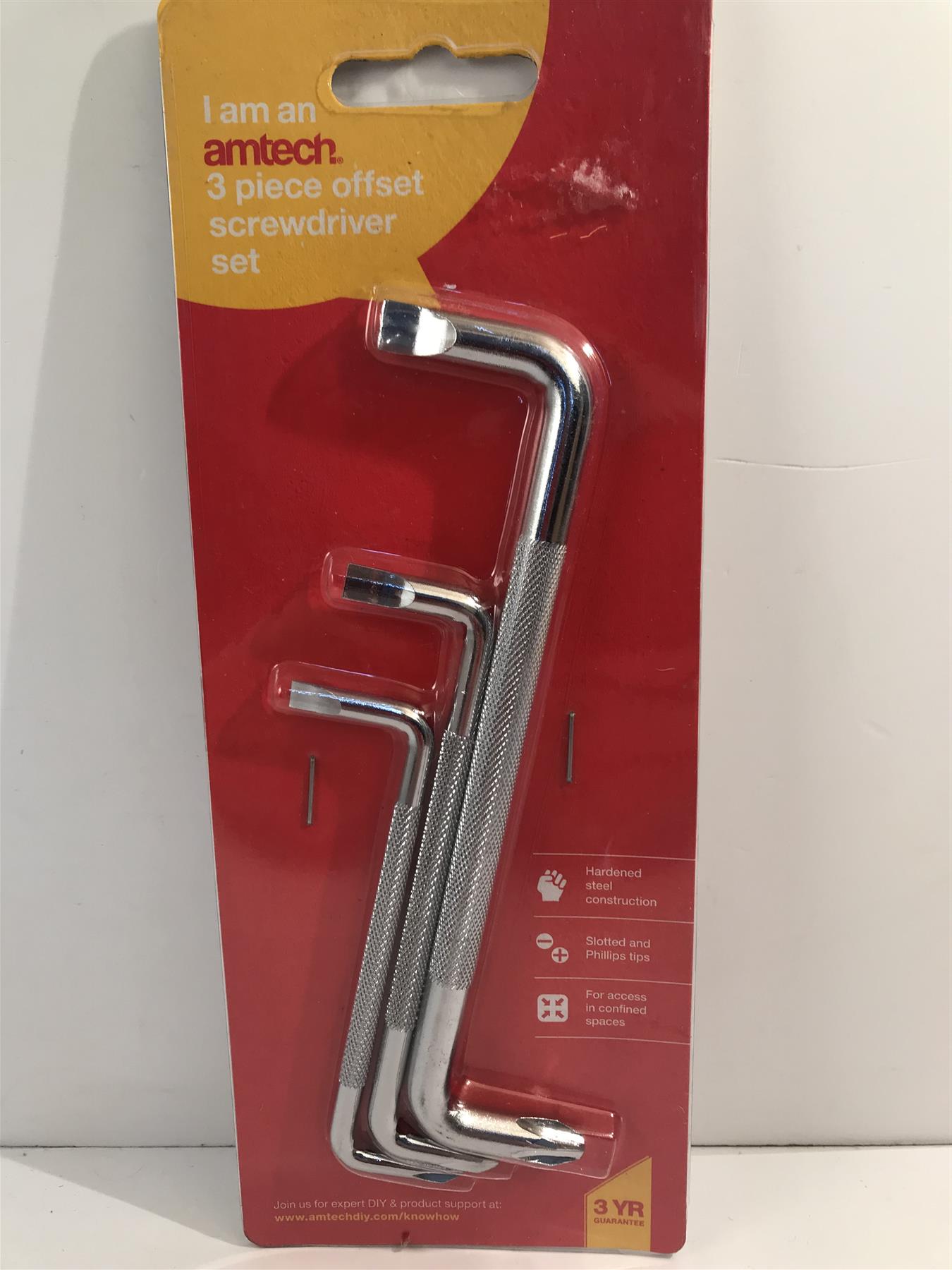 Amtech 3pc Offset Screwdriver Set  L3700