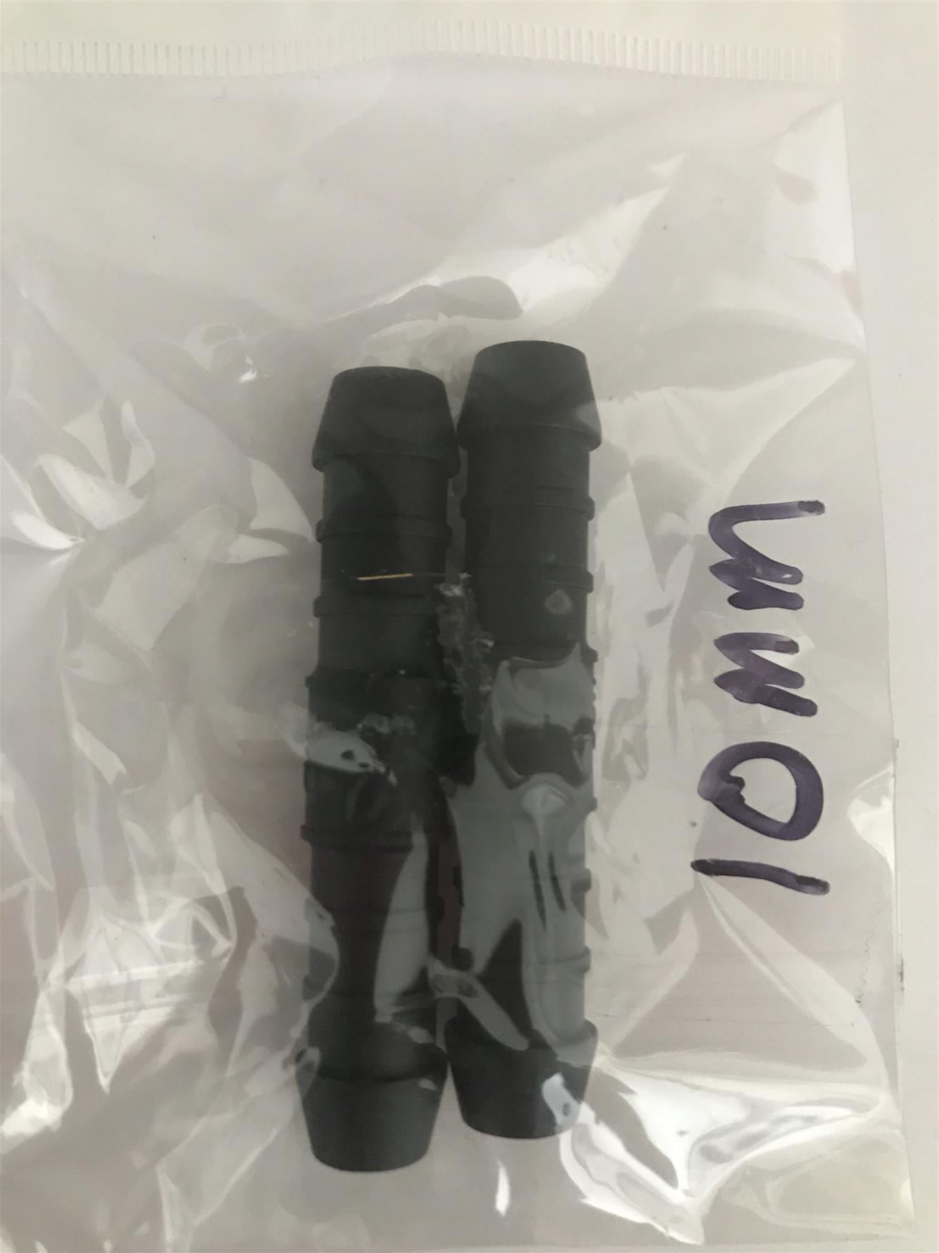 10mm Plastic Barded Straight Hose Pipe connector (2pk)