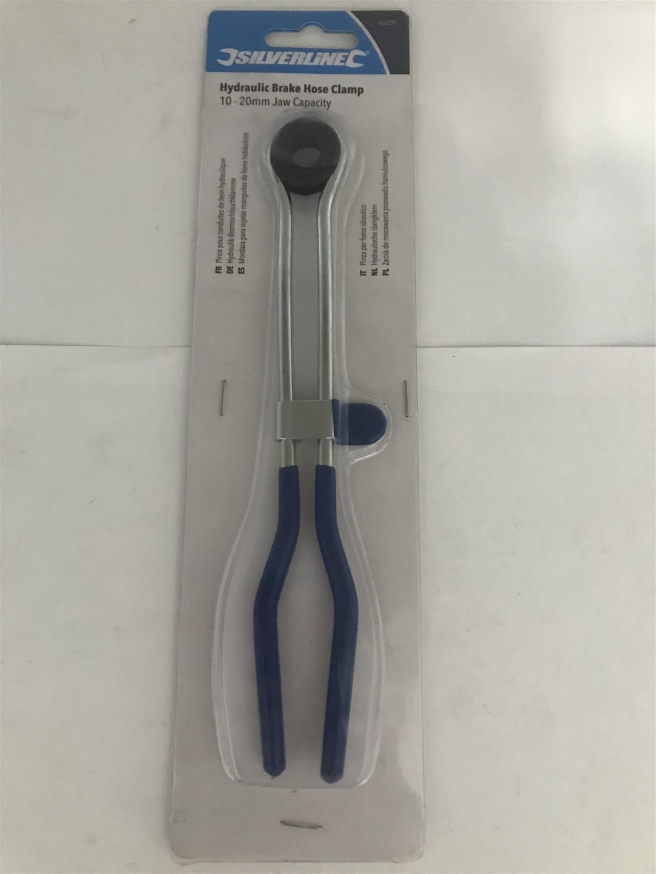 Silverline Hydraulic Brake Hose Clamp 10-20mm Jaw Capacity  966209