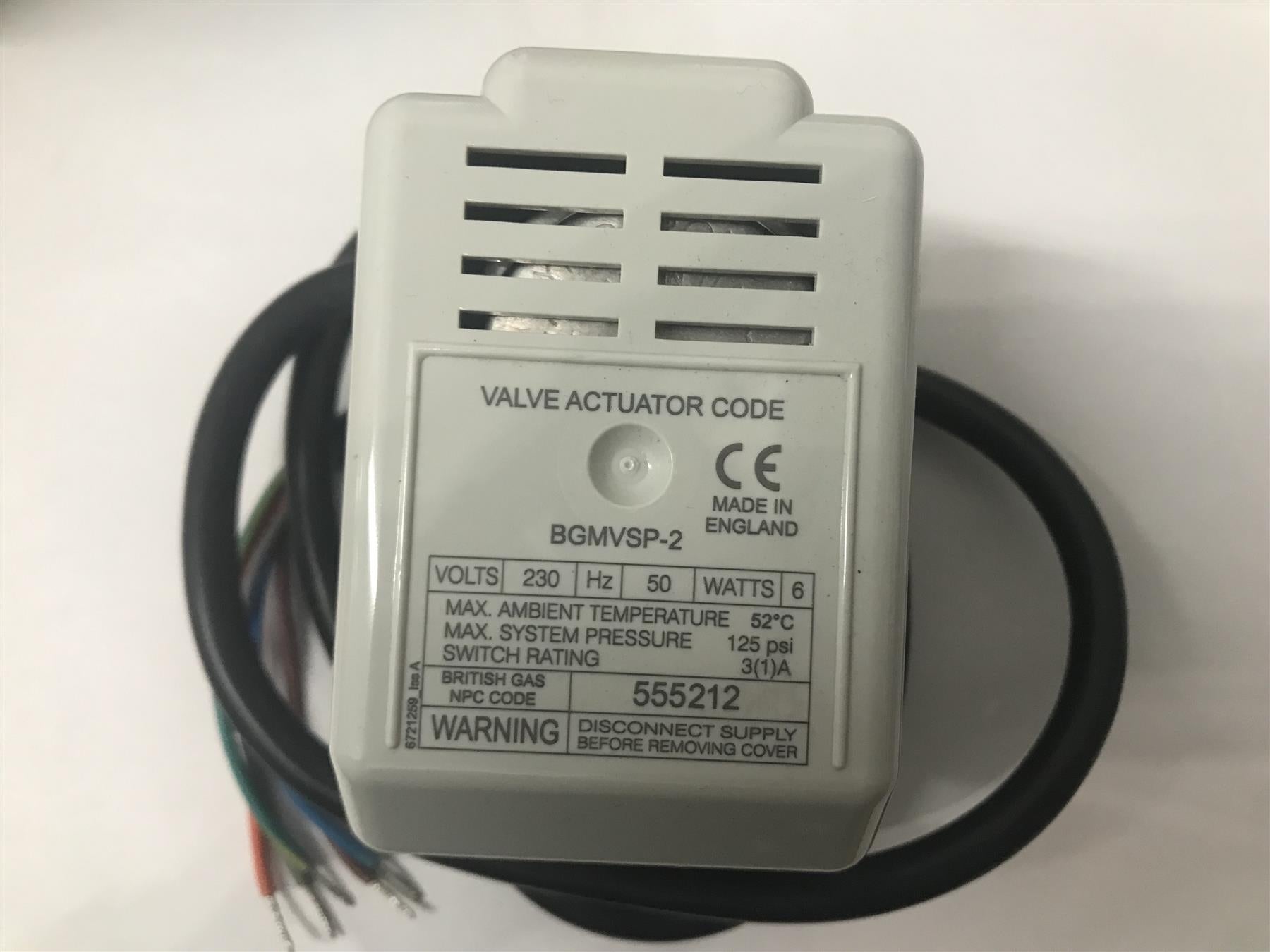 Drayton 555212 British Gas Bgmvsp-2 Valve Actuator 5 Wire Actuator