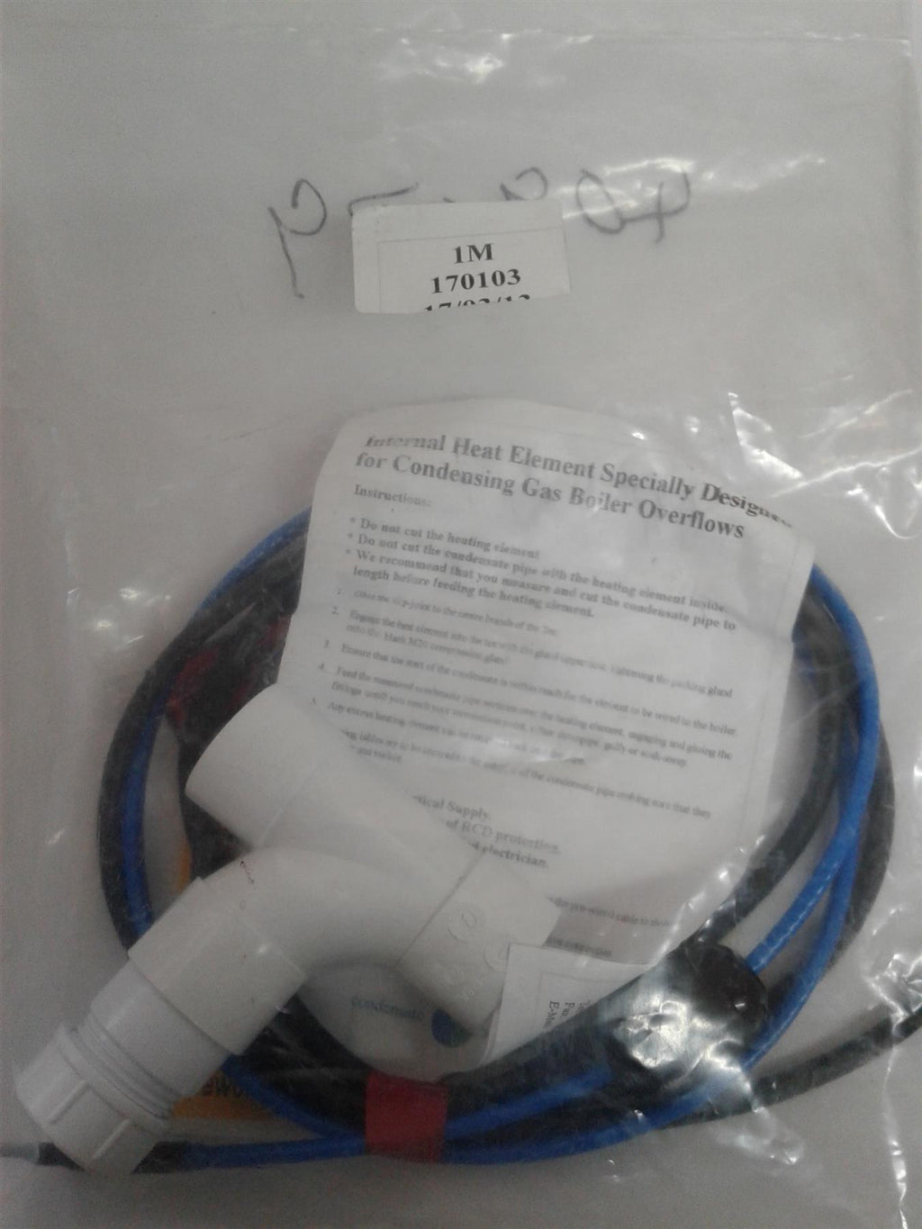 NEW  CONDENSATE HEAT ELEMENT CABLE 1 METER 409079