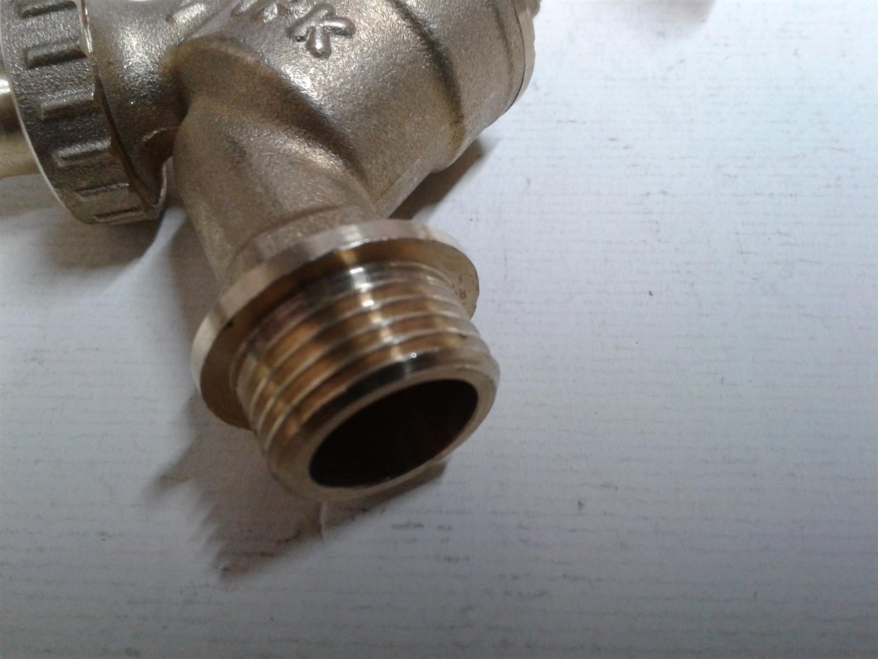 NEW TPK 1/2" OUTSIDE GARDEN HOSE UNION BIB TAP VALVE 15mm BRASS