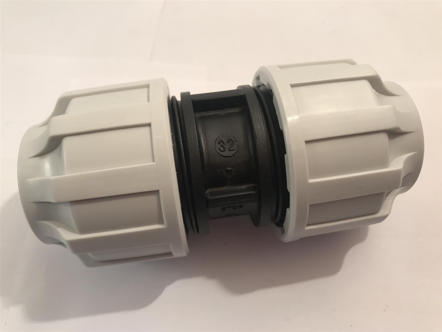 MDPE Straight Coupler 32mm