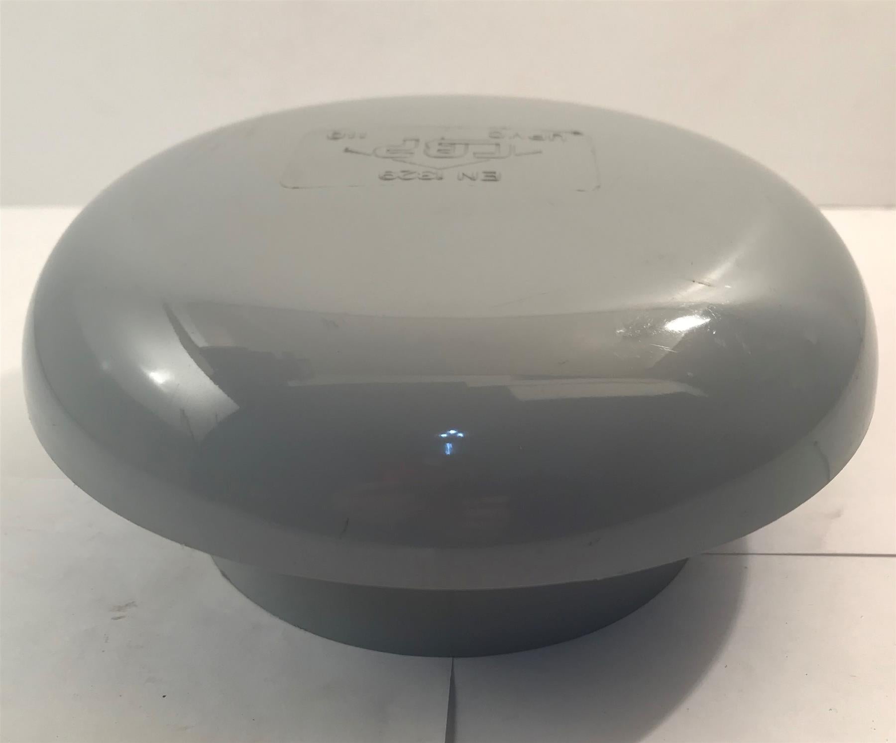 110mm Soil Mushroom Vent Cowl Grey