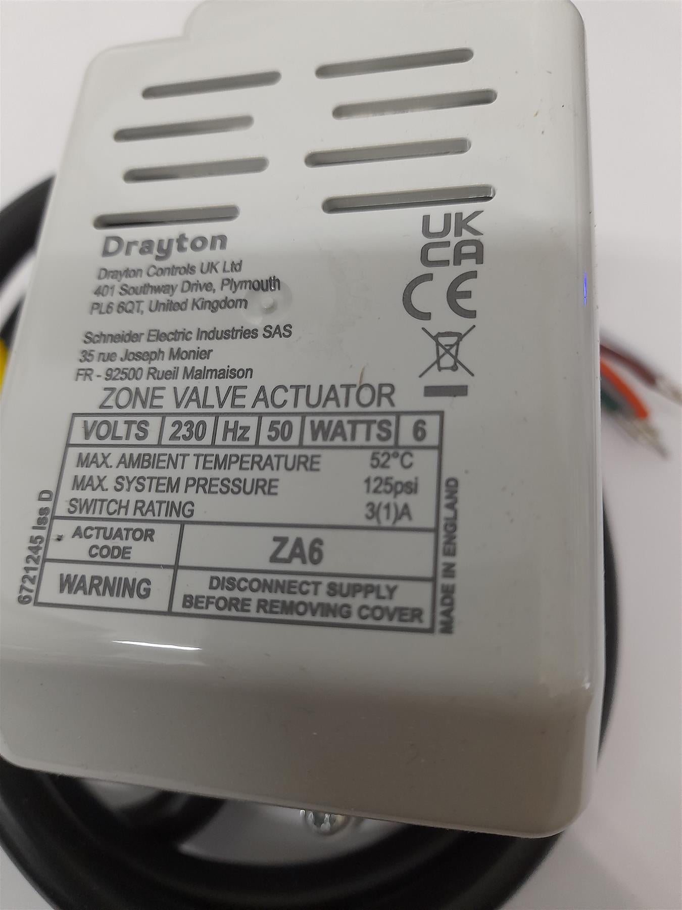Drayton ZA6 Actuator