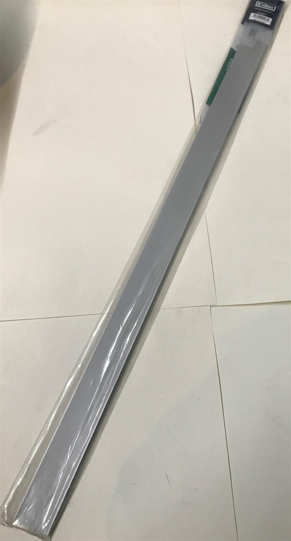 Exitex Double Edge Floor Trim Silver  914mm