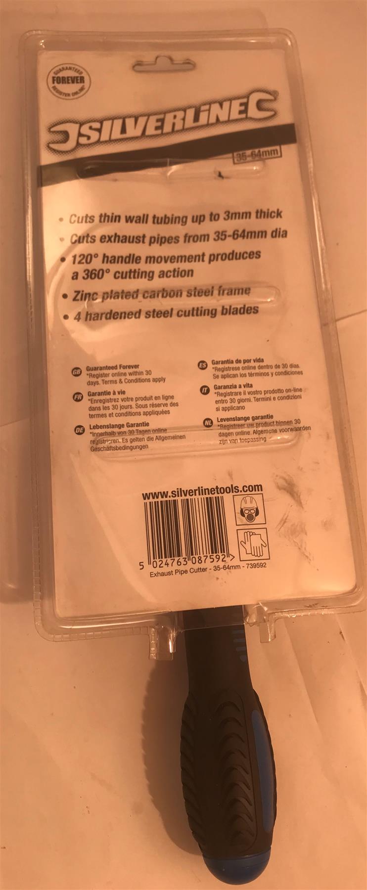 Silverline Exhaust Pipe Cutter 35-64mm  739592
