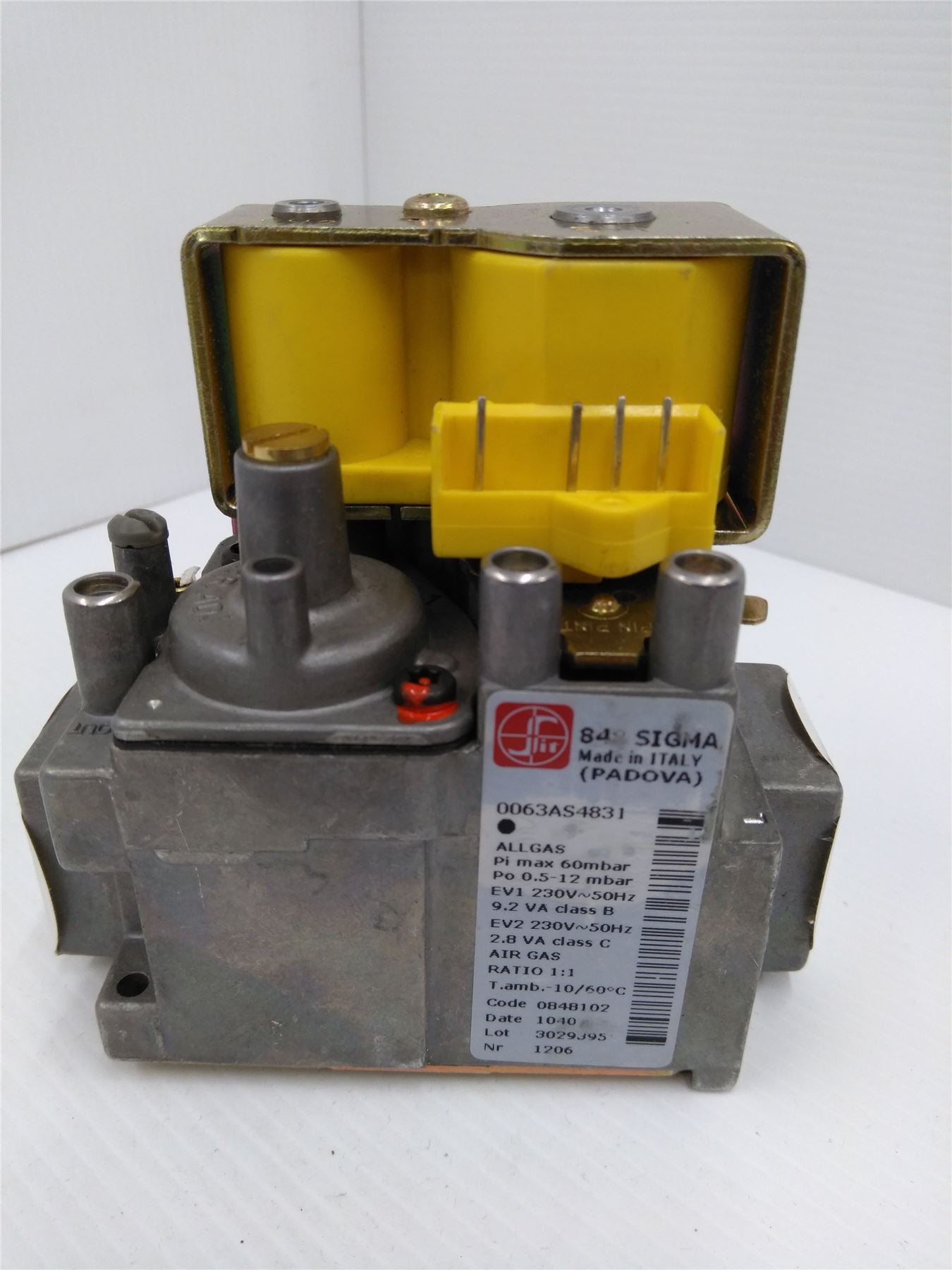 NEW BAXI GAS VALVE 848 SIGMA 5122286 5114734