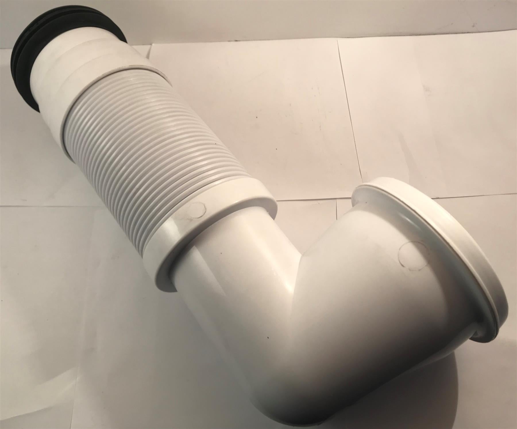 90 Degree Bent Flexible Waste Pan Connector