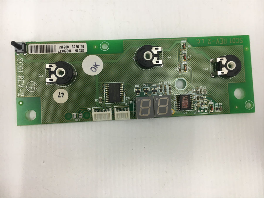 NON EXCHANGE VOKERA LINEA DISPLAY 10024558 REV 2 PCB 12m warranty