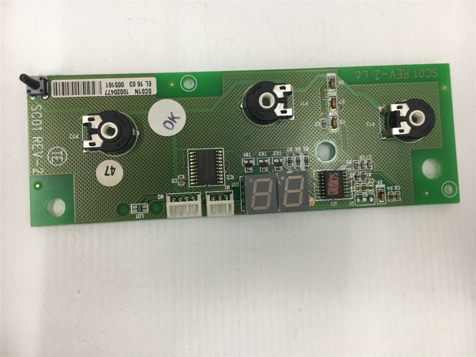 NON EXCHANGE VOKERA LINEA DISPLAY 10024558 REV 2 PCB 12m warranty