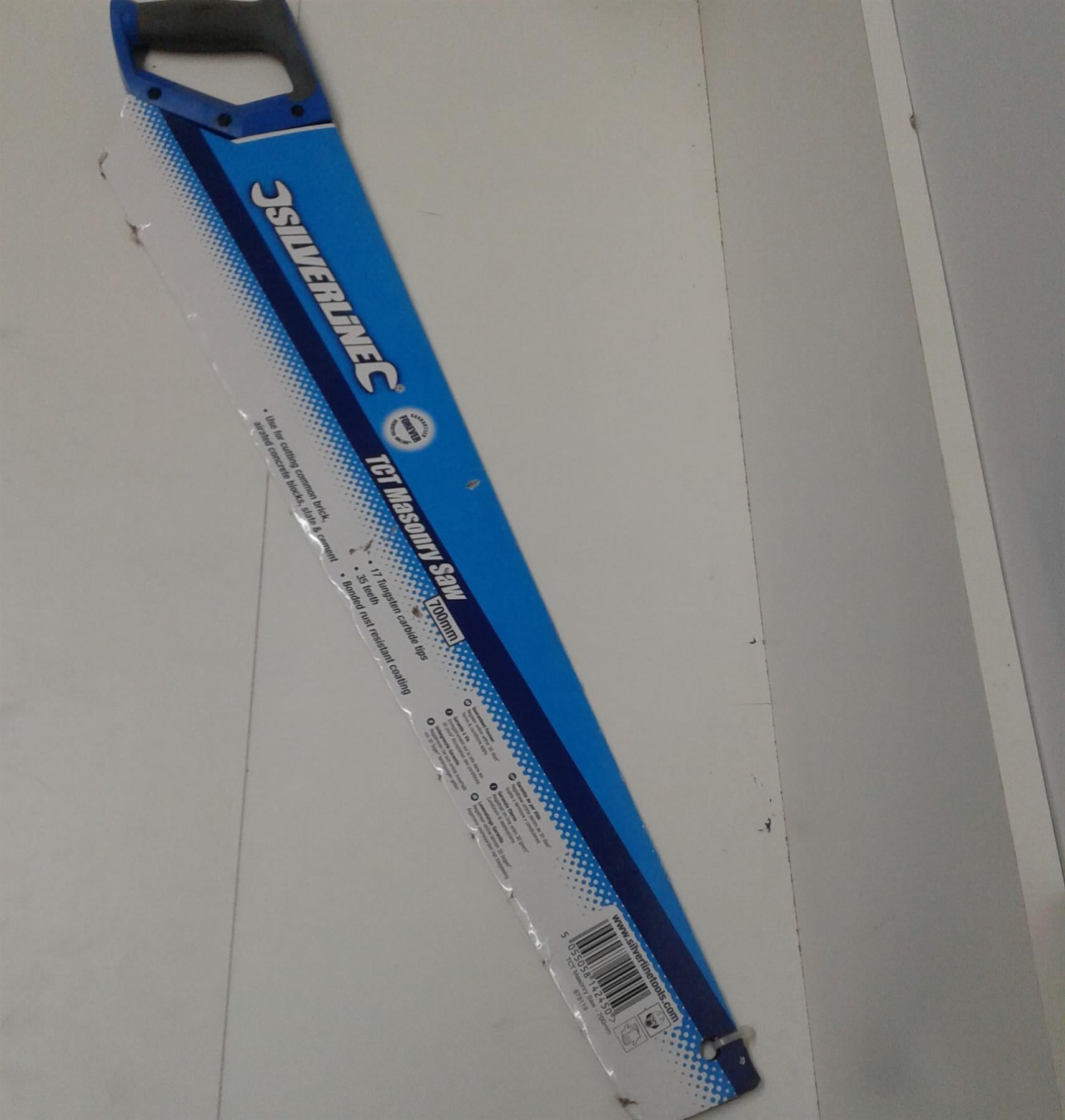 Silverline TCT Masonry Saw Building DIY Concrete Brick Cement Blade 700mm