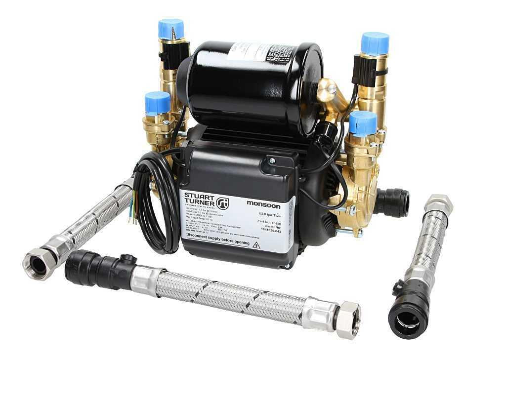 Stuart Turner Shower Pump Monsoon U2.0 Bar Twin Universal Impeller Brass 46480