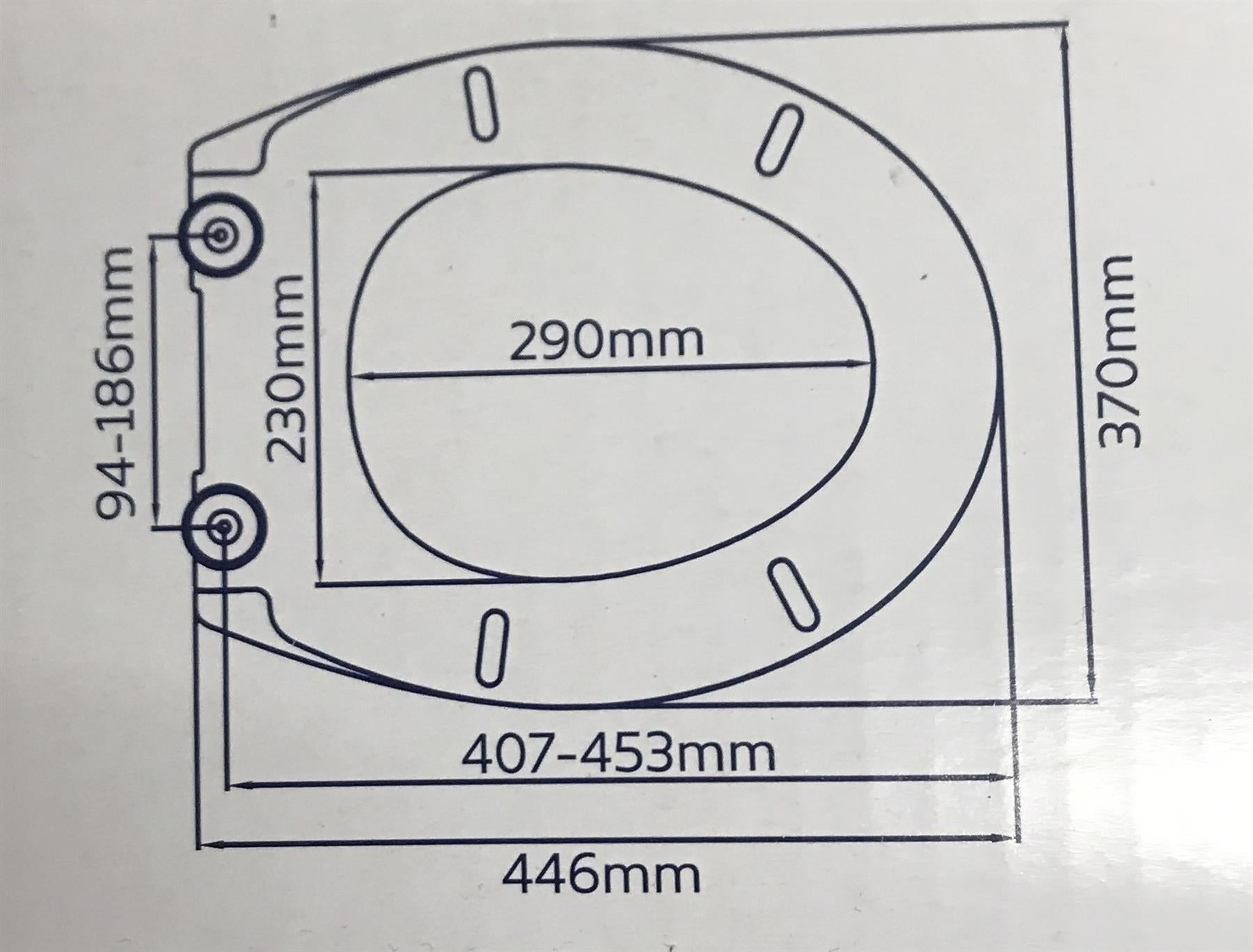 TRAVIS PERKINS 960995 SOFT CLOSE TOILET SEAT