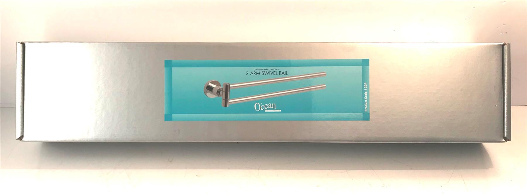 OCEAN 2 ARM SWIVEL RAIL Contemporary collection