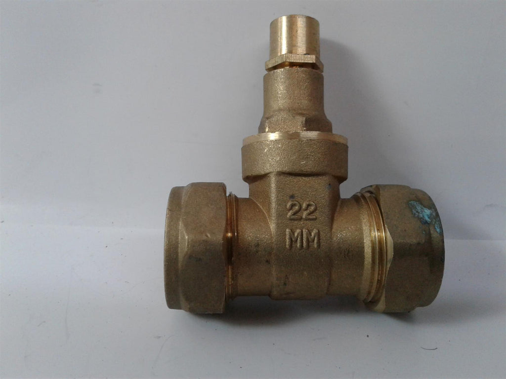 NEW KX 22mm Economy Lockshield Gate Valve