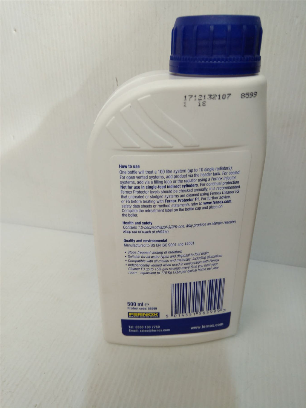 Fernox F1 Central Heating Protector 500ml