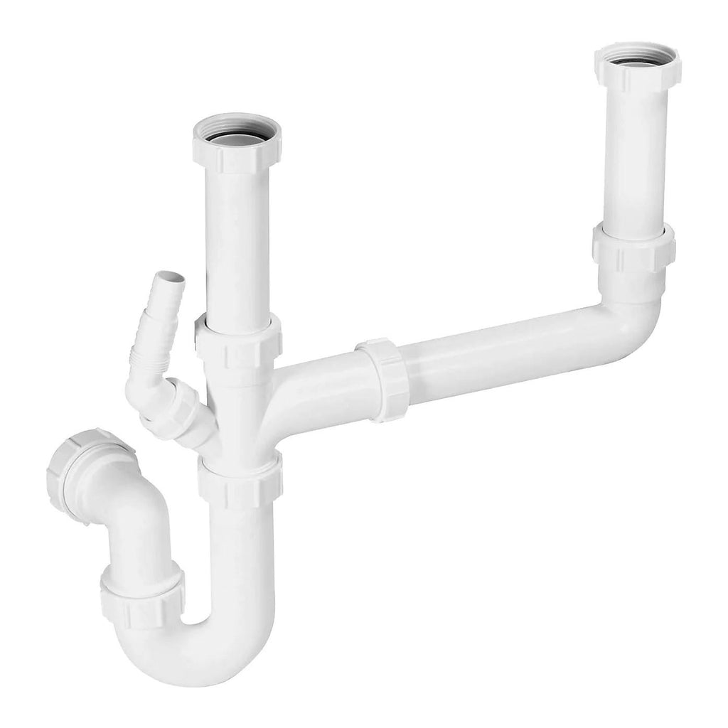 McAlpine SK2 Double Bowl Sink Kit (Single Nozzle) 75mm Seal 1 1/2"