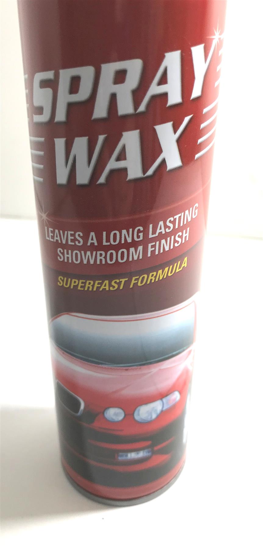 CARPRIDE SPRAY WAX SUPERFAST FORMULA SHOWROOM FINISH BODYWORK CAR POLISH 300ml