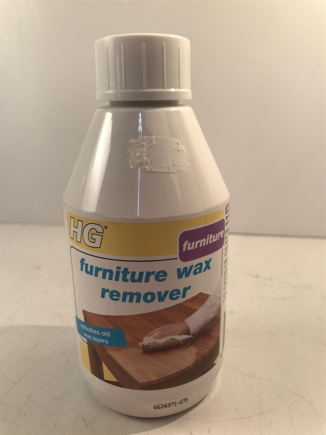 HG Furniture Wax Remover 300ml  Removes Old Wax Layers