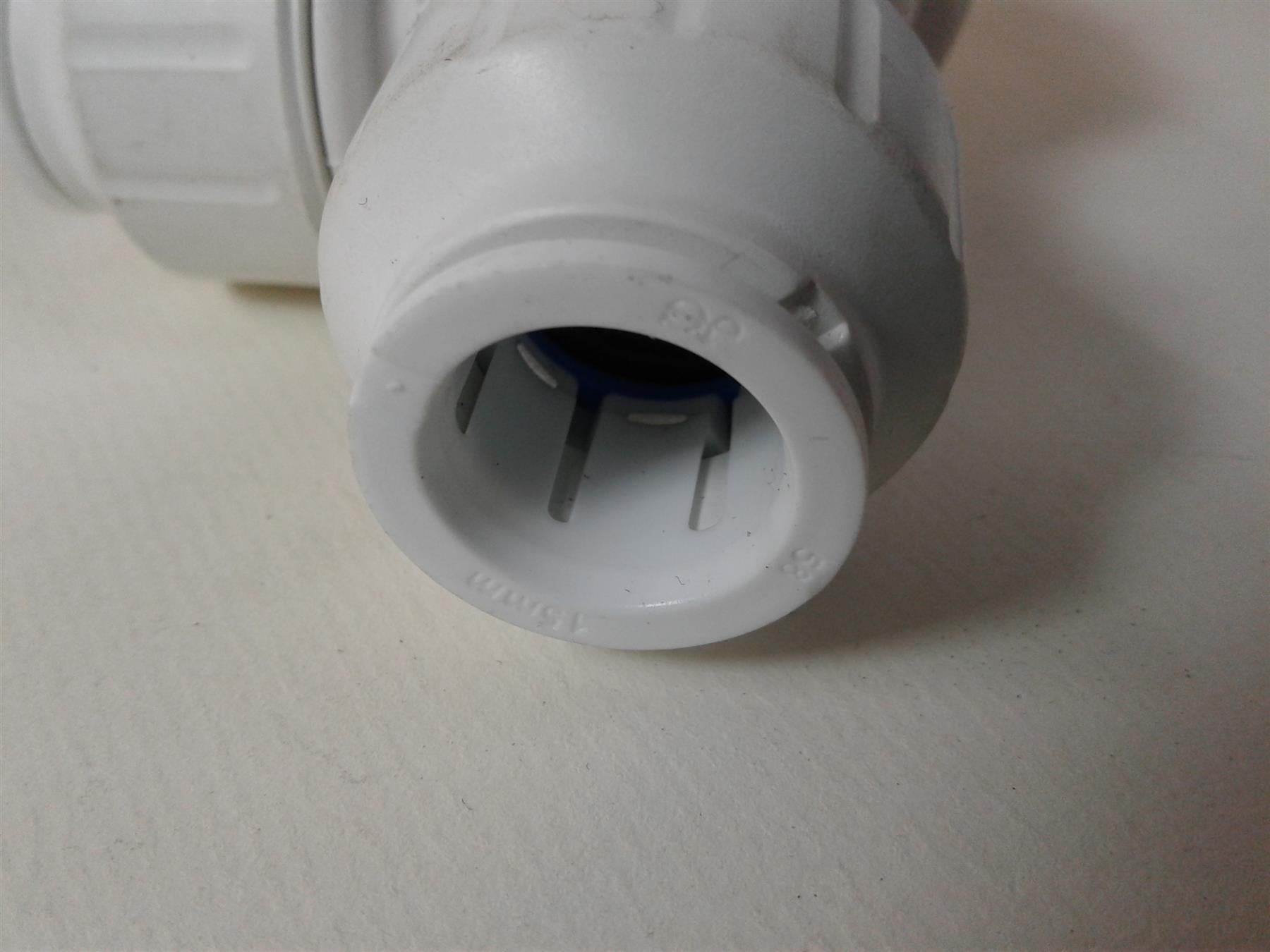 NEW JG SPEEDFIT REDUCING TEE PIPE FITTING 22mmX15mmX15mm PEM3022BW (EACH)