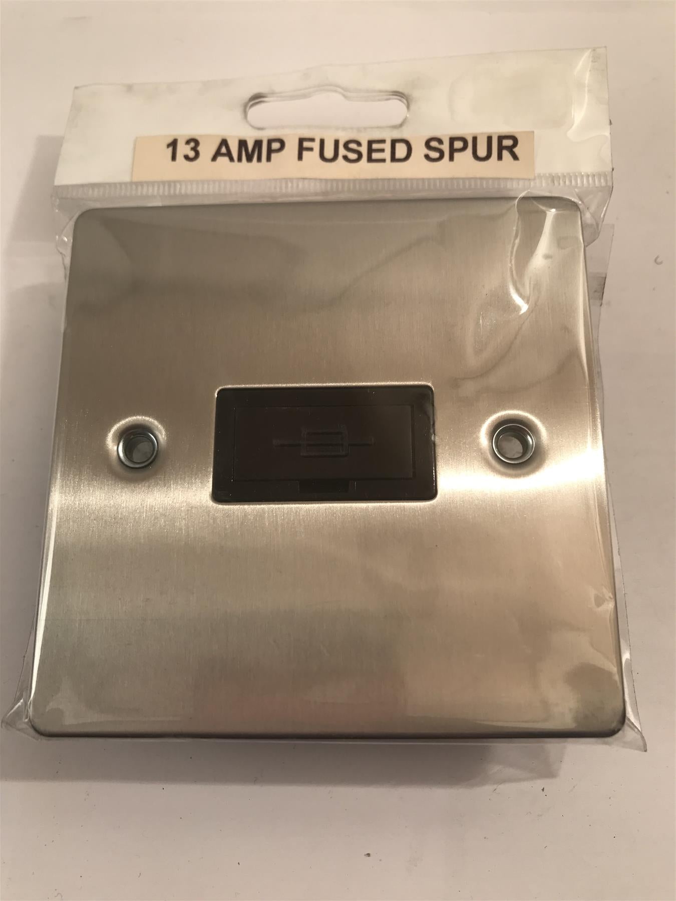 13a Fused Spur Flat Plate Chrome