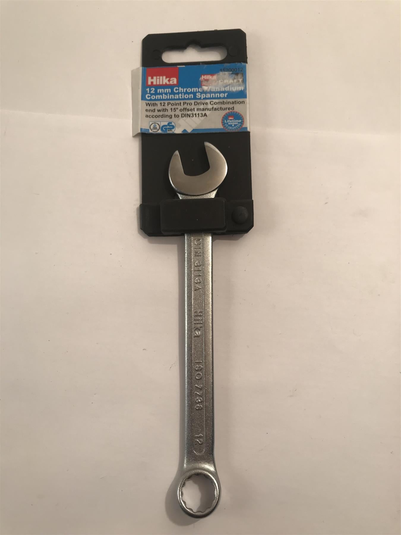 Hilka 12mm Chrome Vanadium Combination Spanner  15200012