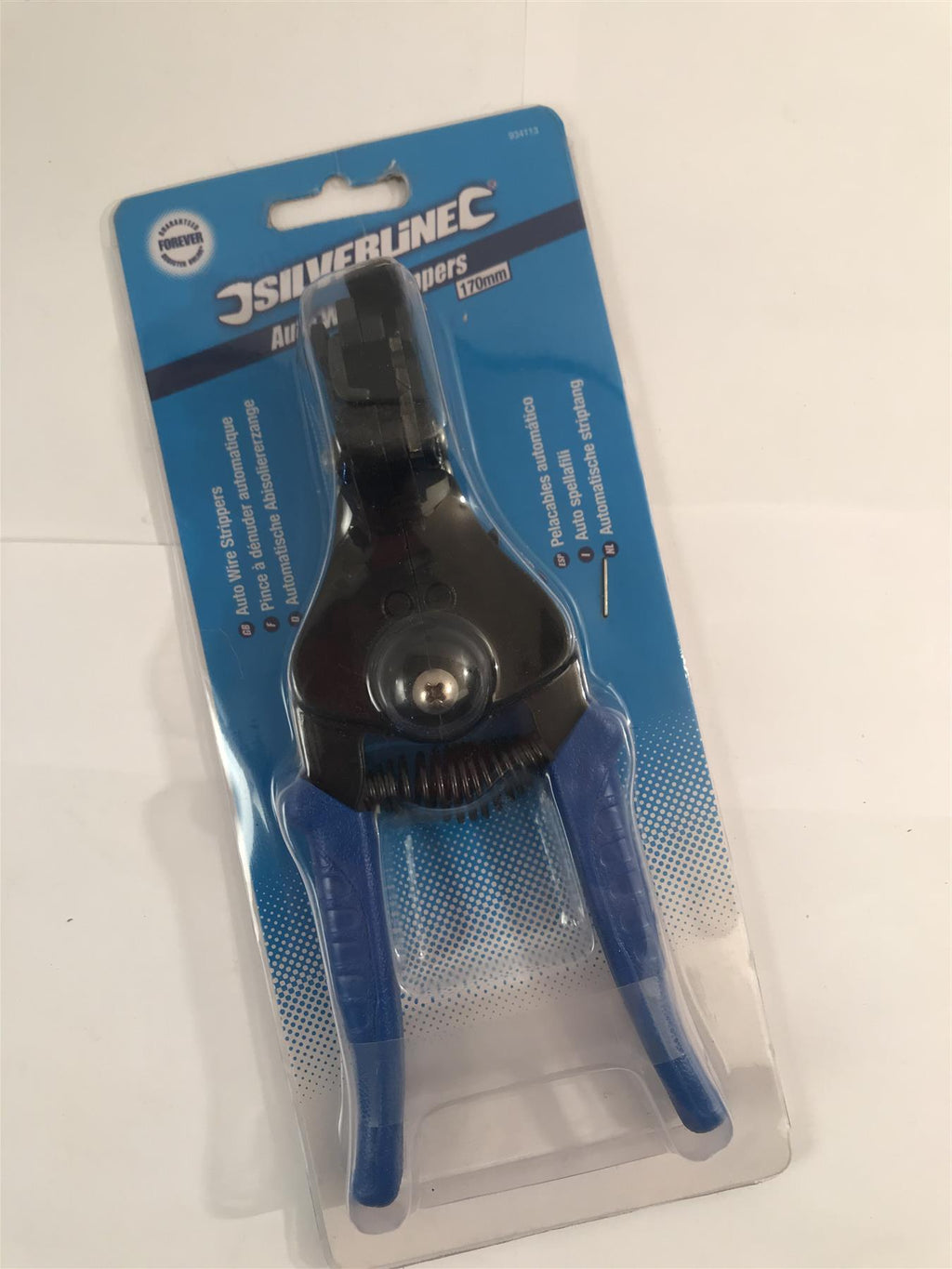 Silverline Adjustable Automatic Wire Cable Strippers Pliers 170mm