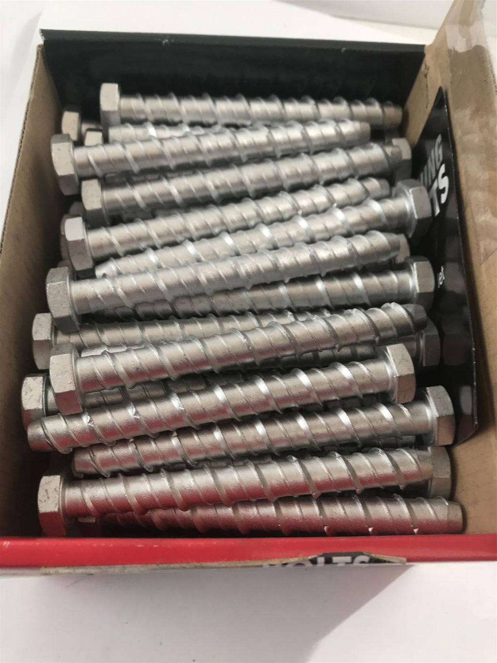 Lightning Bolt - Hex Head M10 x 100mm - Concrete Bolts - Box of 50  LGB10100