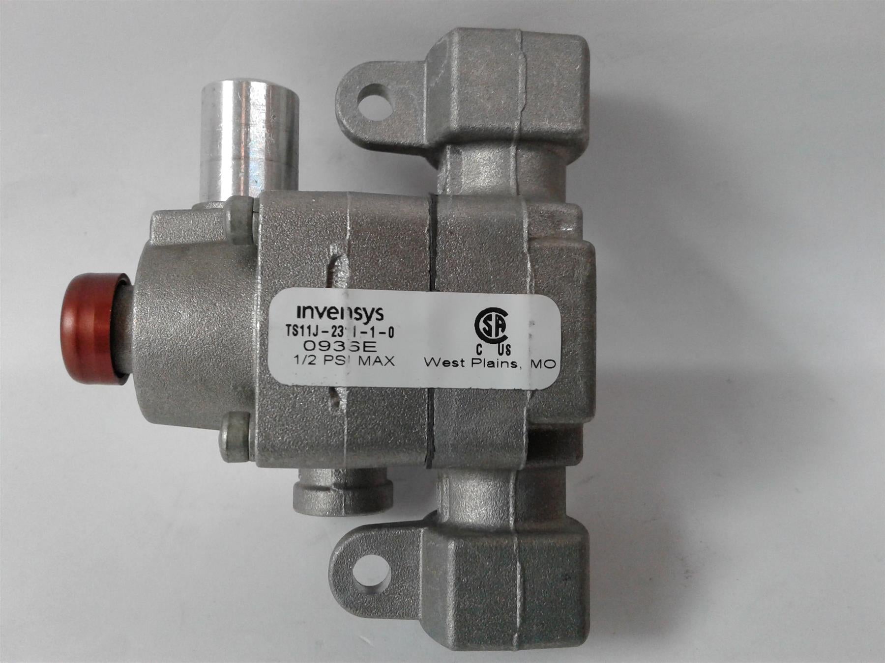 NEW Invensys Gas Safety Valve 3/8" ROBERTSHAW EQUIVALENT TS11J-2311-1-0