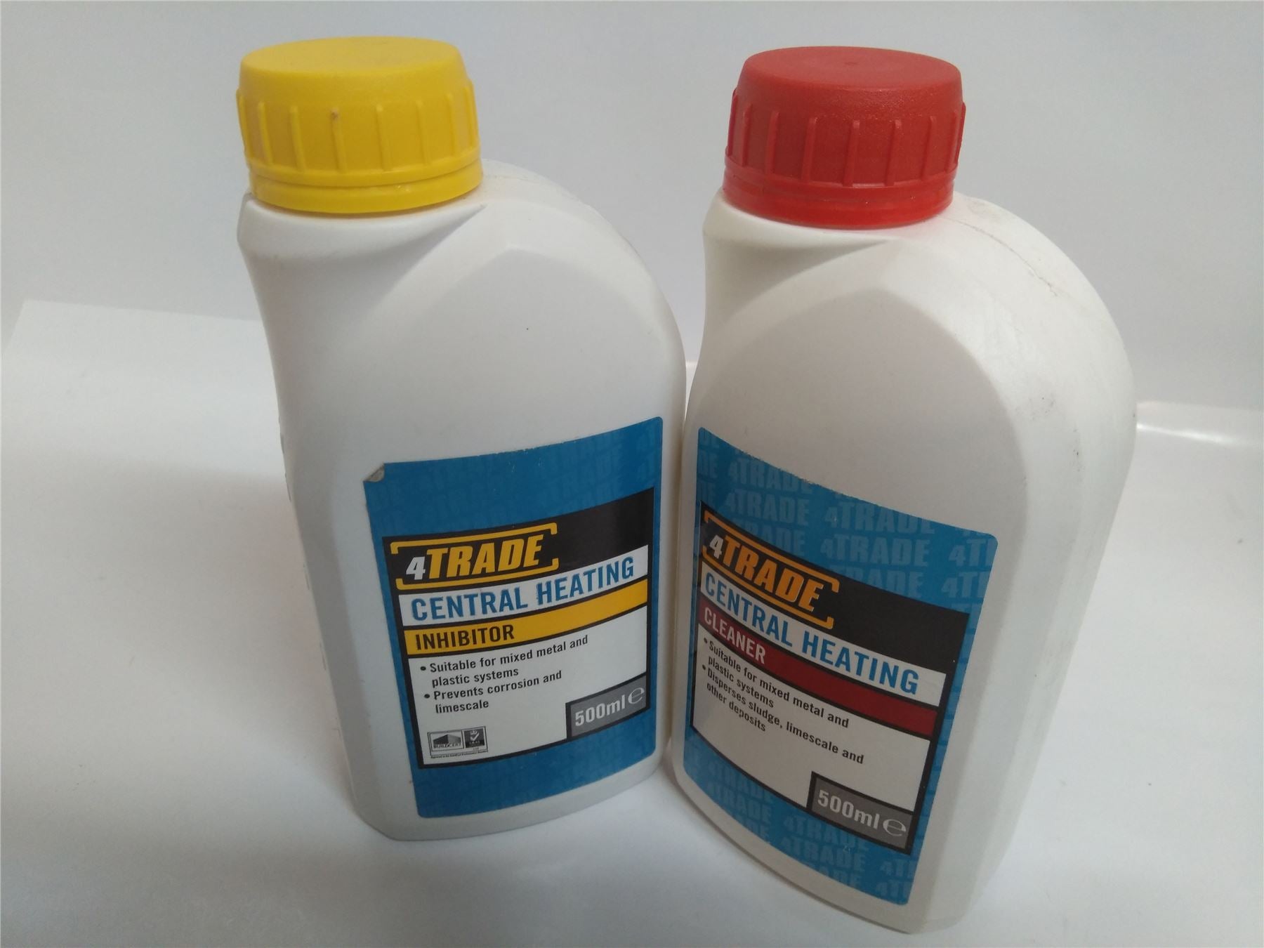 4Trade Central Heating Cleaner and Inhibitor 500ml bottles