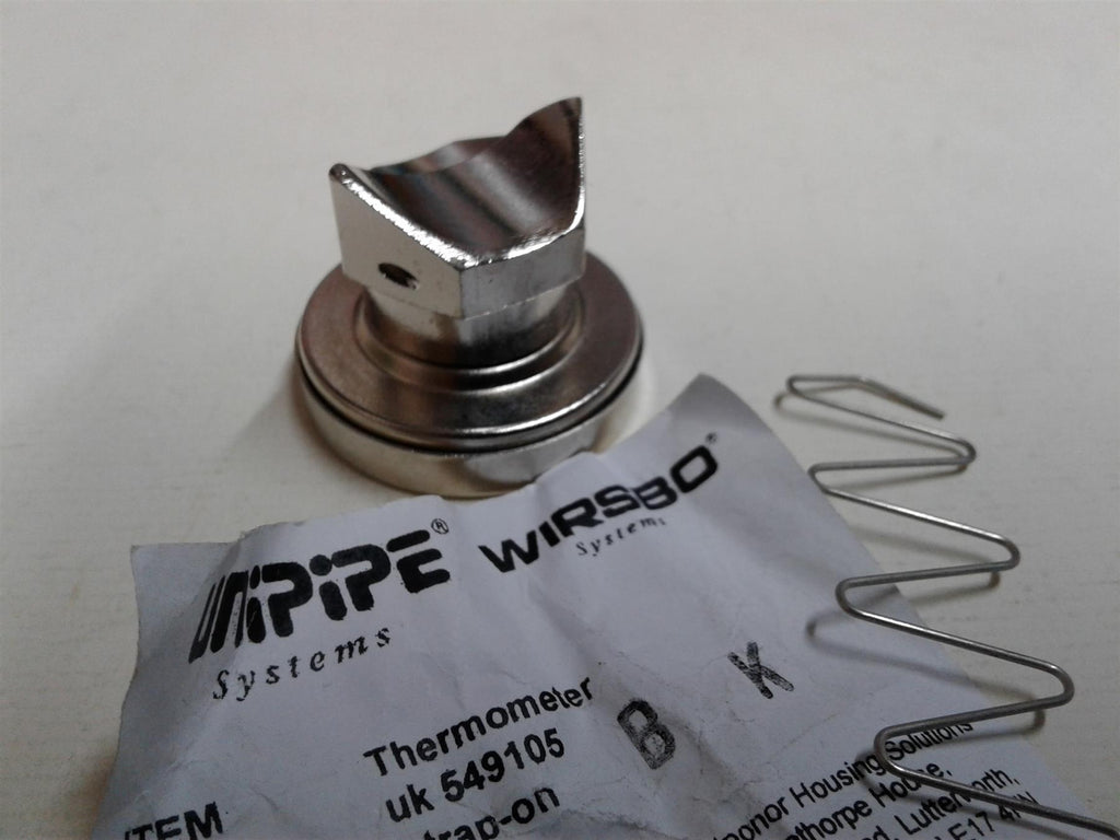 NEW UPONOR PIPE STRAP-ON THERMOMETER BITHERMA 80°C 549105