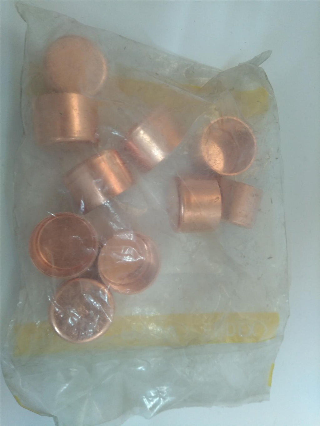 ENDEX RYW COPPER 28MM STOP END PACK OF 10