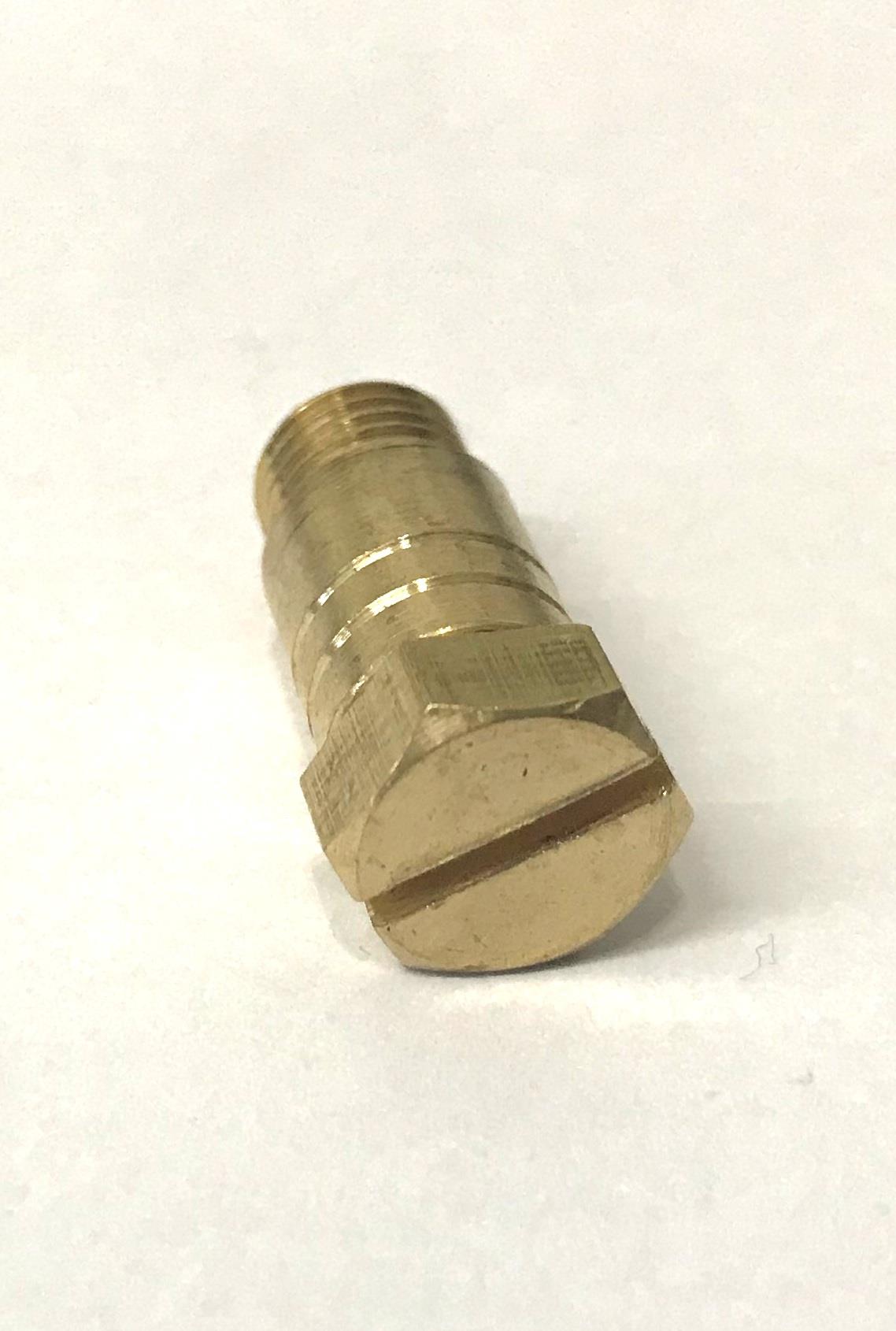 GAS METER PRESSURE TESTING POINT NIPPLE M8 BRASS
