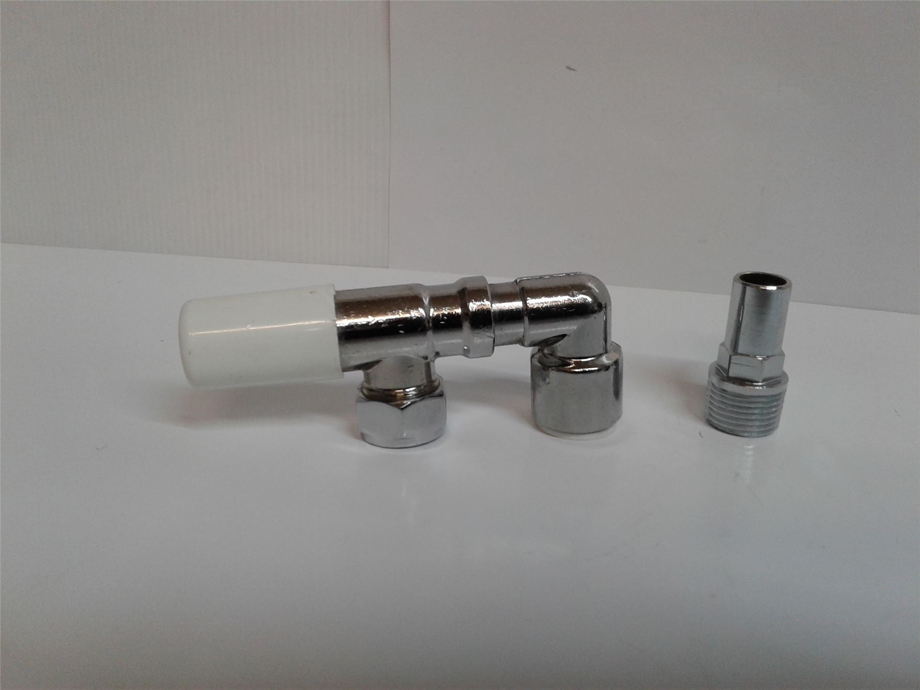 NEW Myson Matchmaster 90deg Push Fit Radiator Valve Lockshield 15mm MR15LACPF90