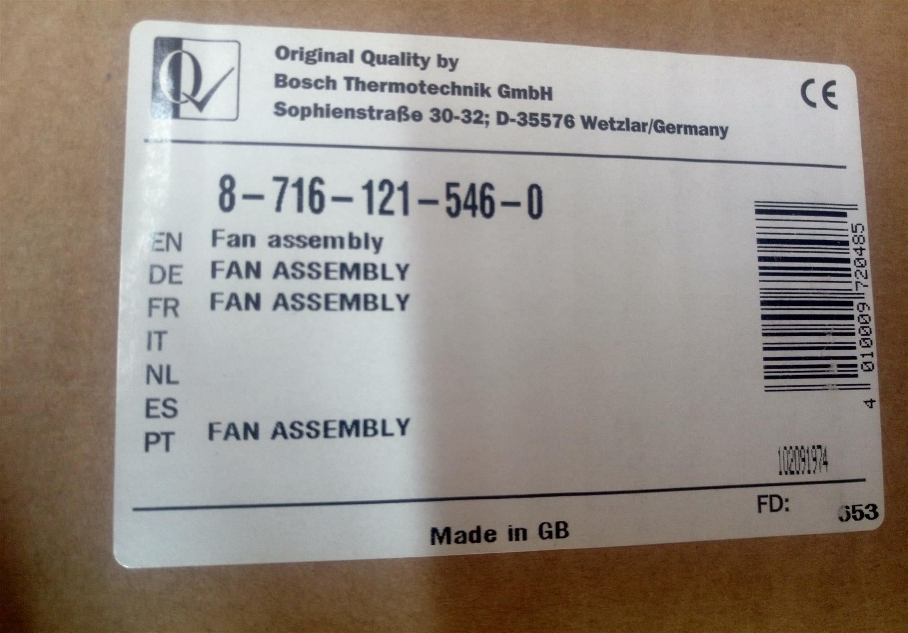 New Worcester Fan 87161215460