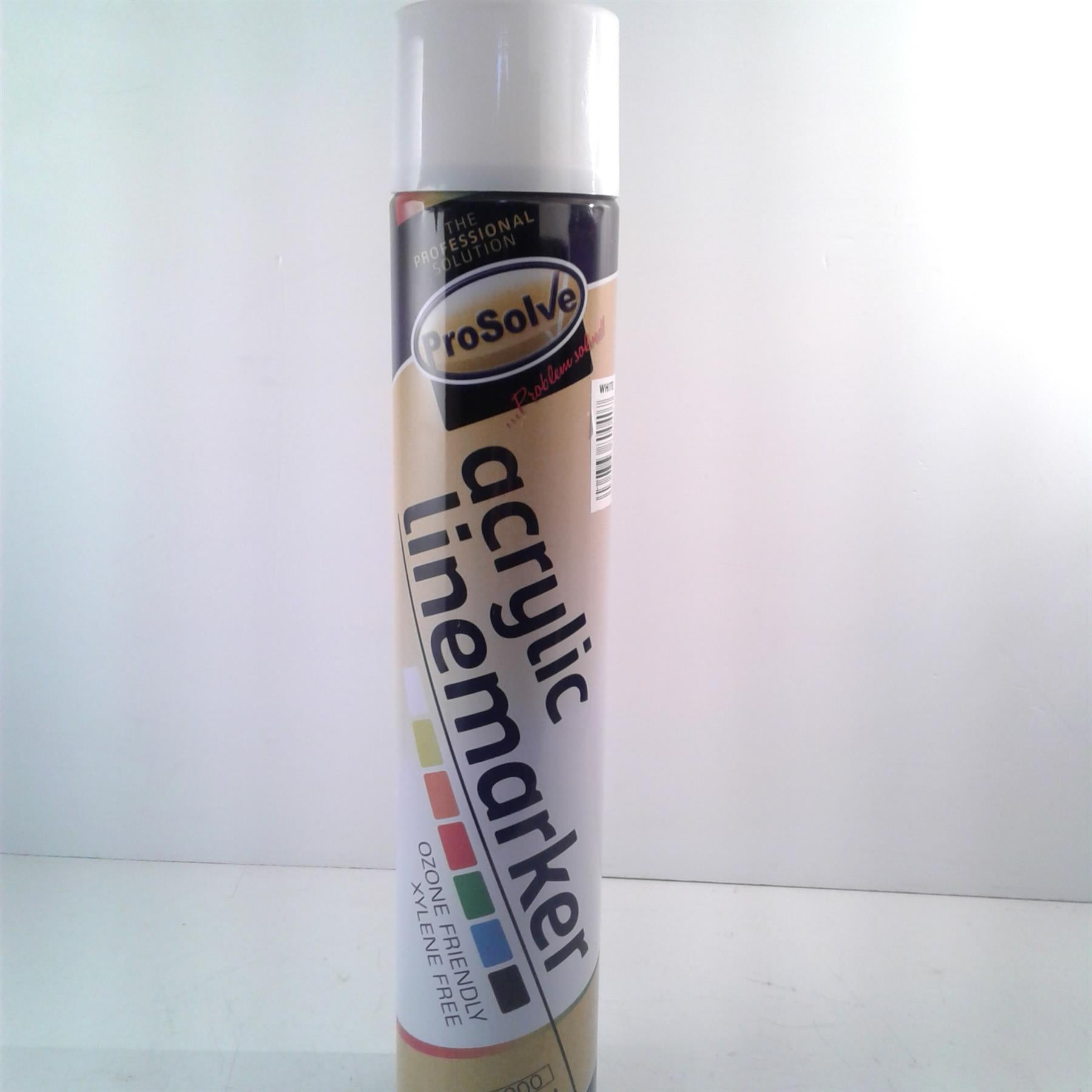Prosolve White Acrylic Linemarker Xylene Free 750ml