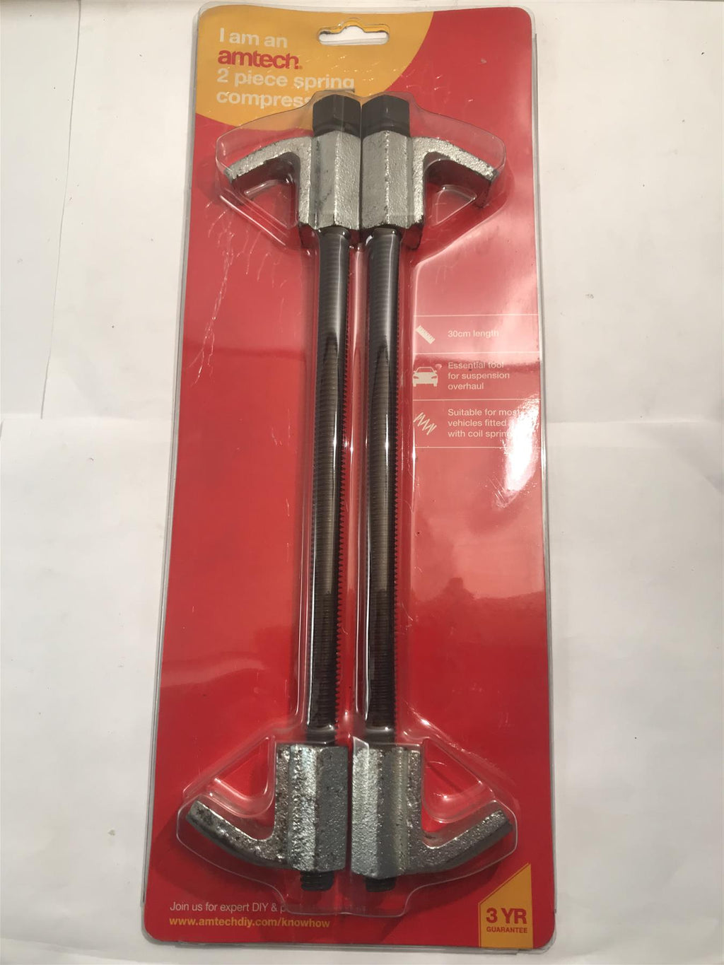 Amtech 2pc Spring Compressor 30cm  J0370
