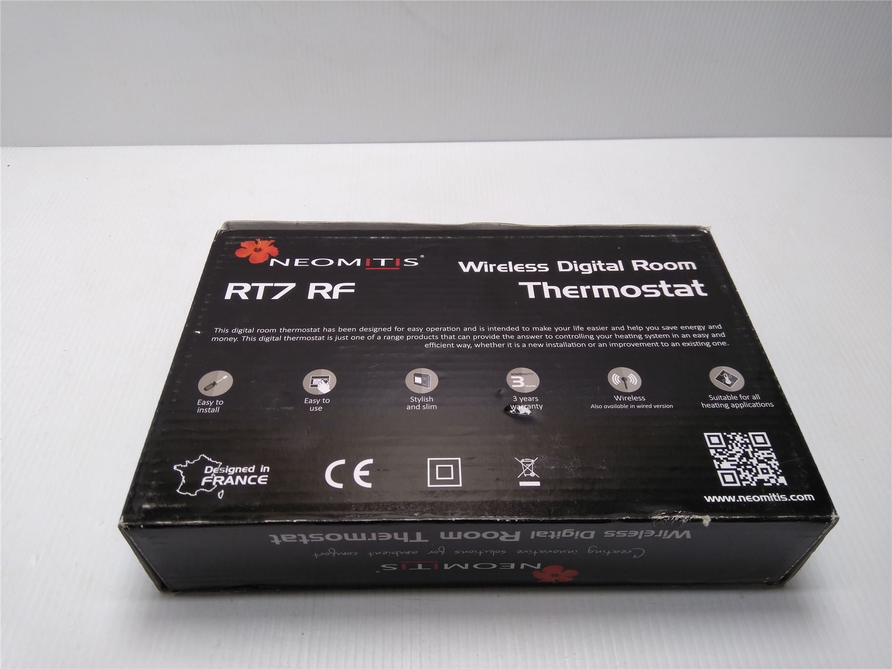 Neomitis RT7 RF 7 Day Wireless Programmable Digital Room Thermostat
