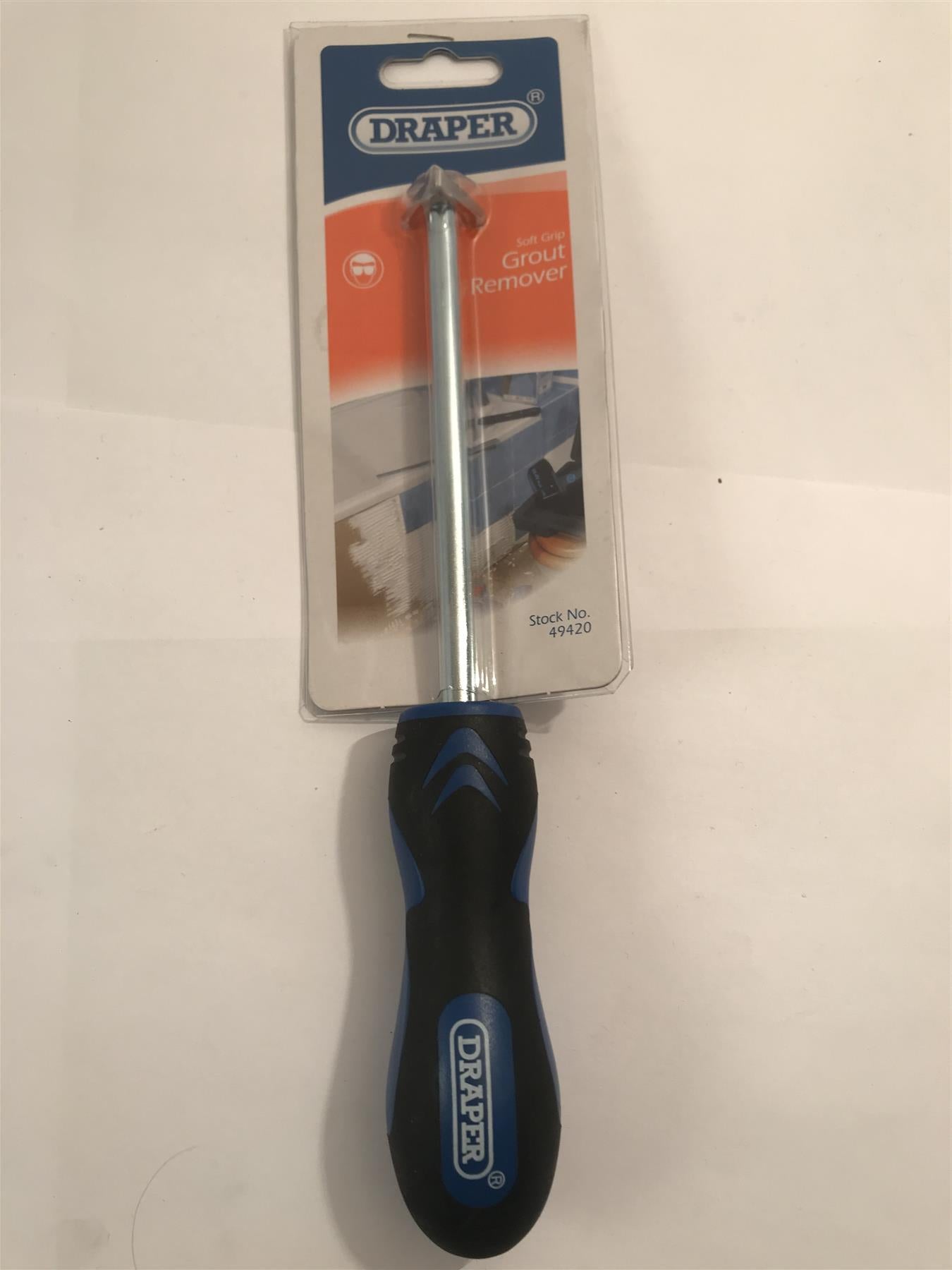 Draper 49420 Soft Grip Grout Remover Tool