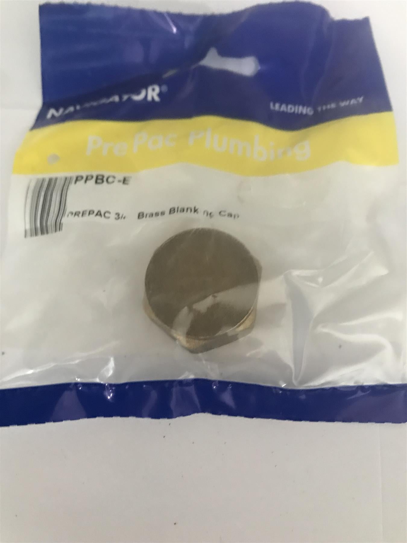 Navigator 3/4" Brass Blanking Cap PPBC-E