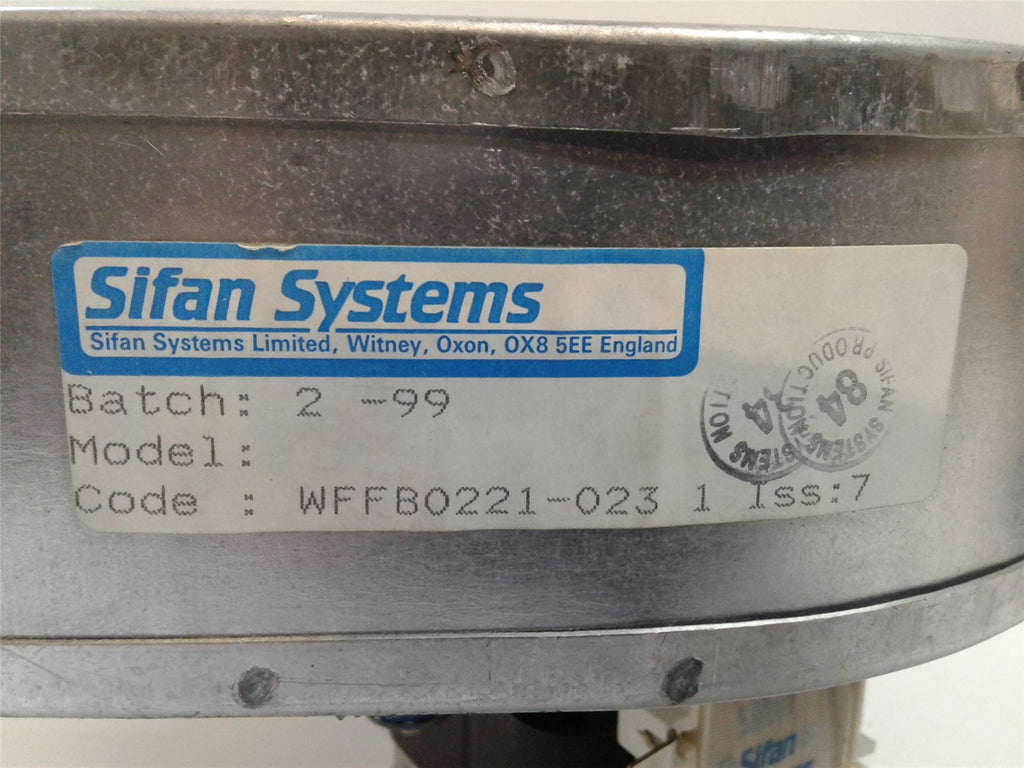 NEW MYSON APOLLO FAN ASSEMBLY SIFAN WFFB 0221 023