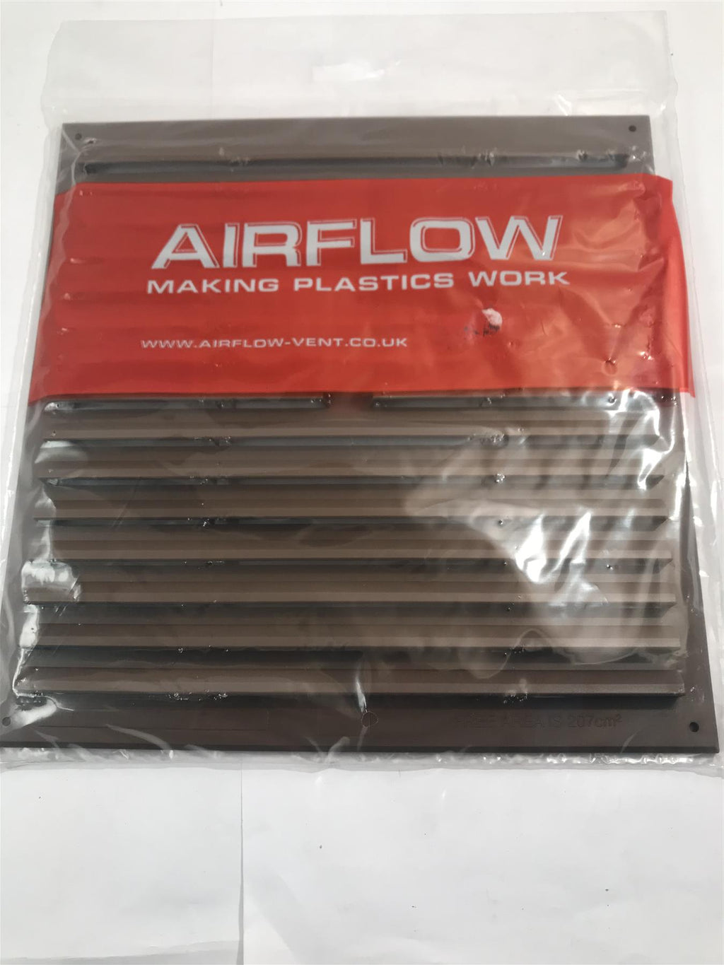 Airflow 9" x 9" Air Vent Brown